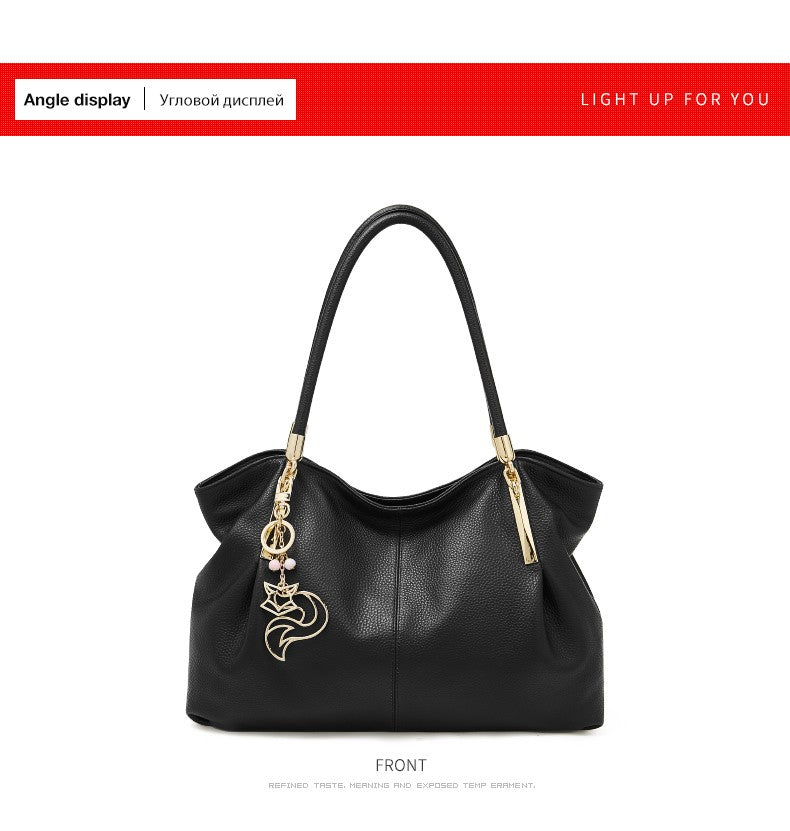 FOXER Women's Genuine Leather Tote Bag