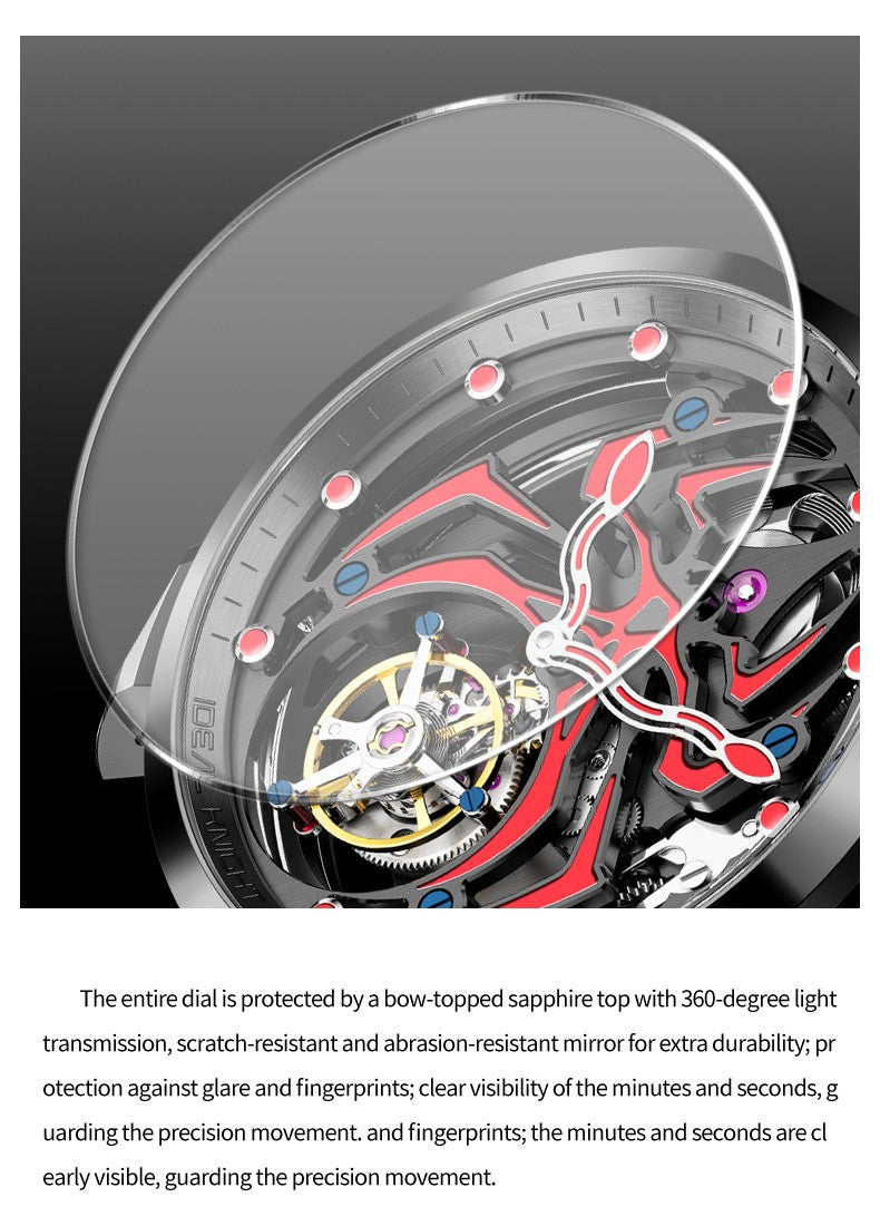 IDEAL KNIGHT 6802 "Luminous Spider" Mechanical Watch