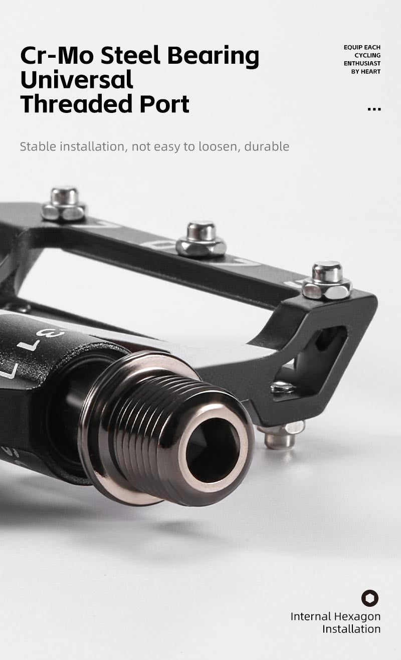 West Biking 3 Bearing Ultralight Bike Pedals