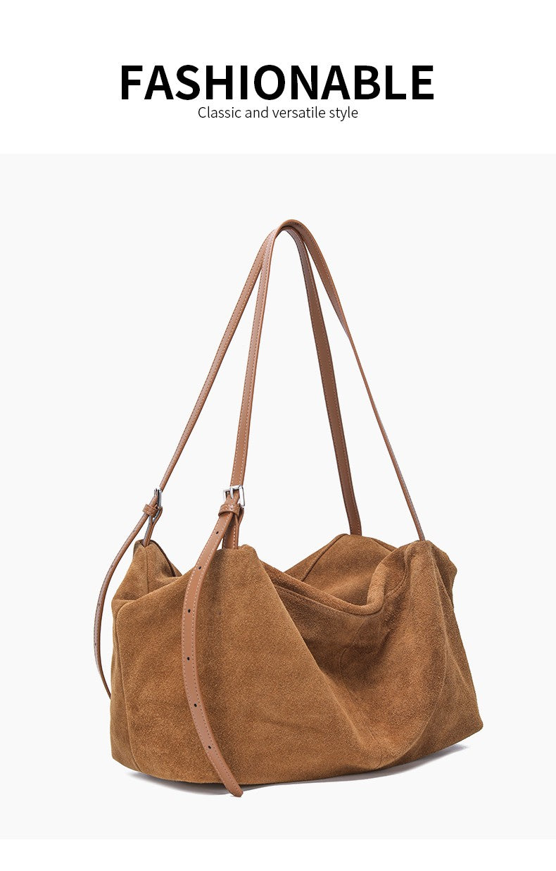 MALLUO Women's Genuine Leather Tote Bag
