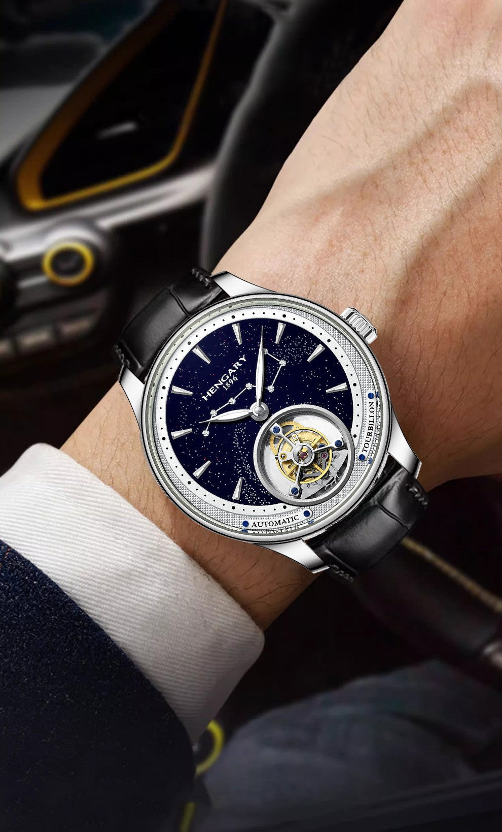HENGARY HG1016 Luxury Tourbillon Watch