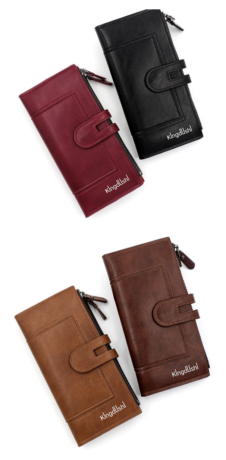 PU Leather Long Wallet
