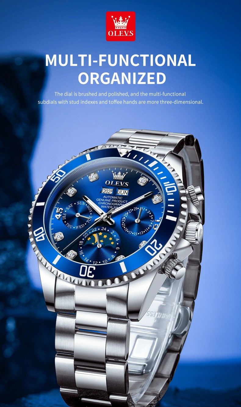 OLEVS 6729 Automatic Mechanical Sport Watch