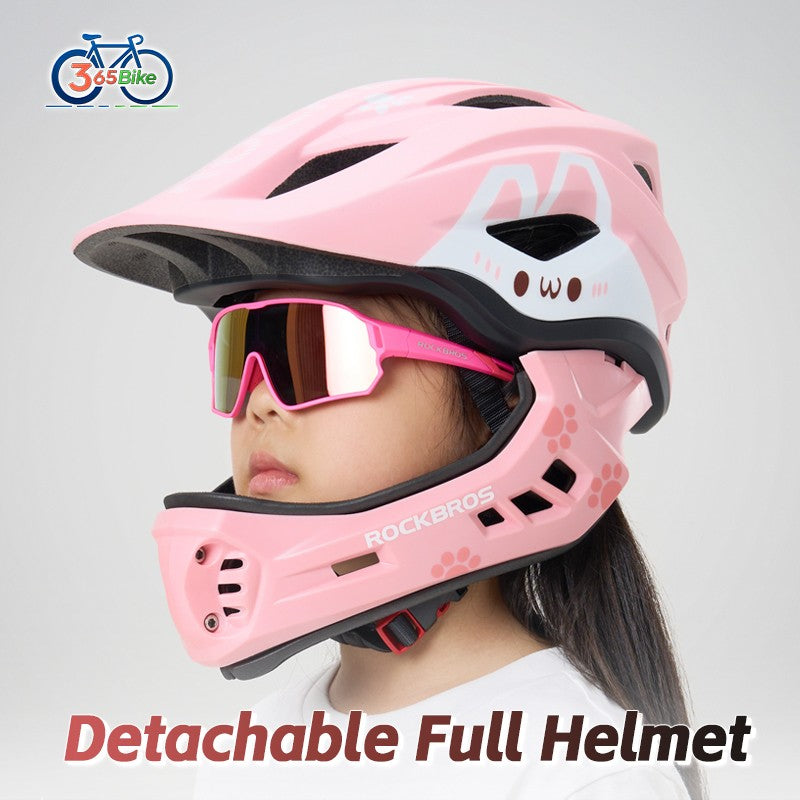 ROCKBROS TT-32 Kids' Detachable Full Helmet