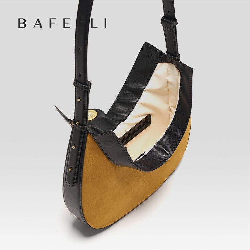 BAFELLI Women's Genuine Leather Hobo Bag