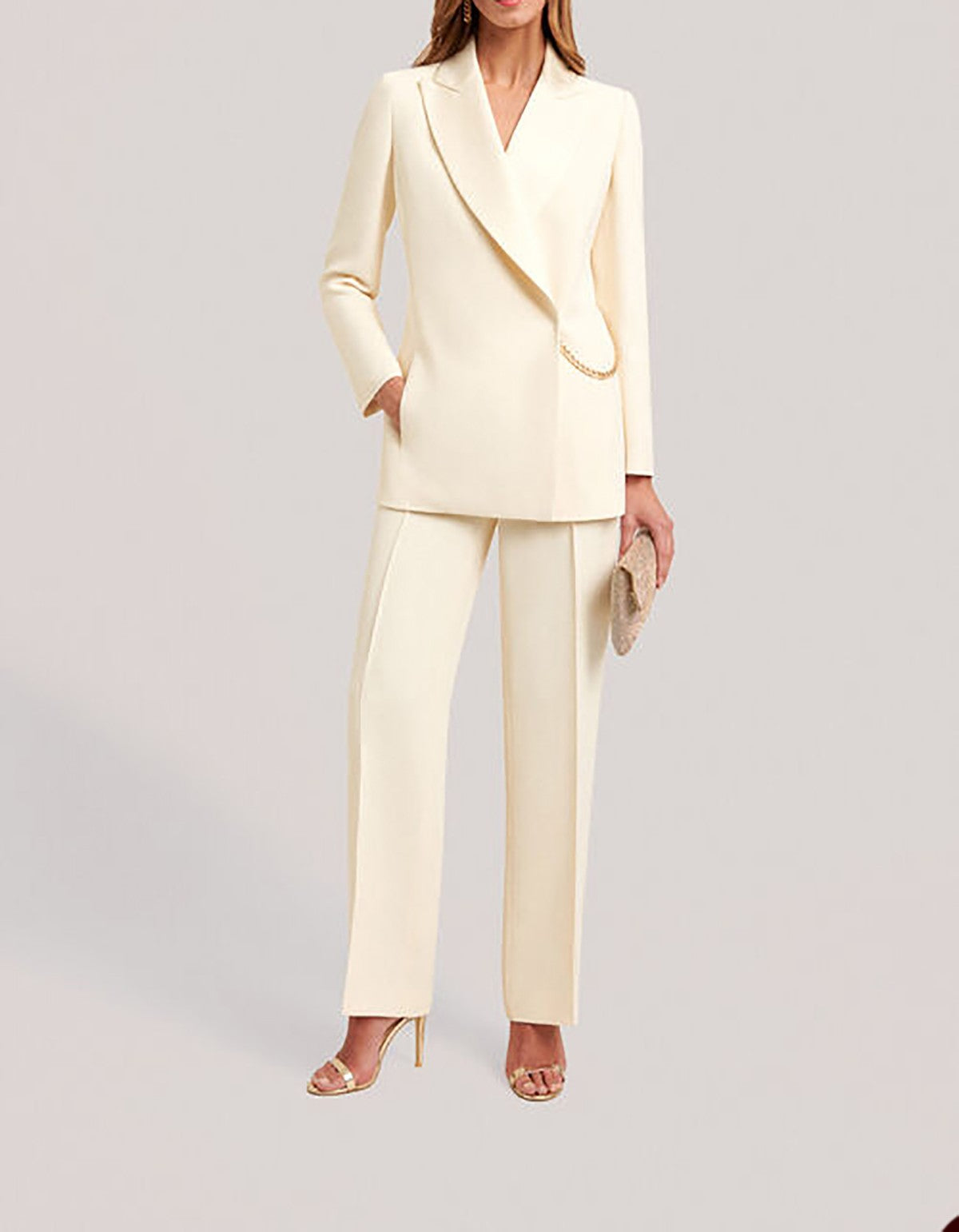 Women's Vintage Pant Suits 2 Pieces New Design Blazer and Trousers Custom Formal Wear Business Office Meeting Outfit