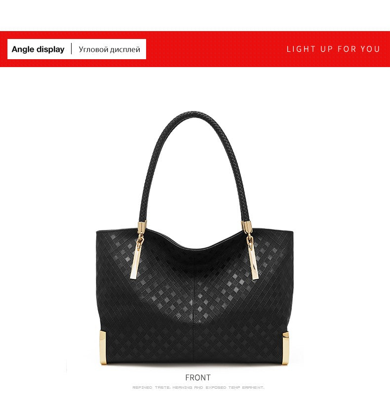 FOXER Women's Genuine Cowhide Leather Tote