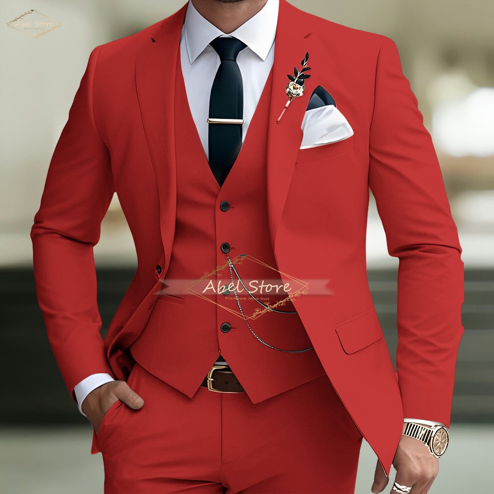 Men's Slim-Fit Wedding Suit