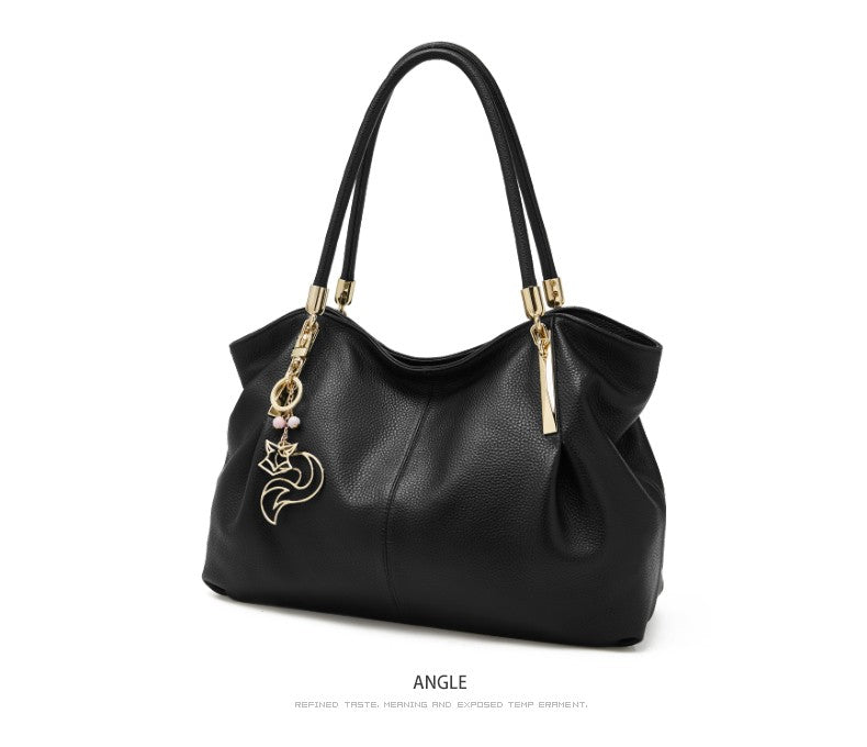 FOXER Women's Genuine Leather Tote Bag