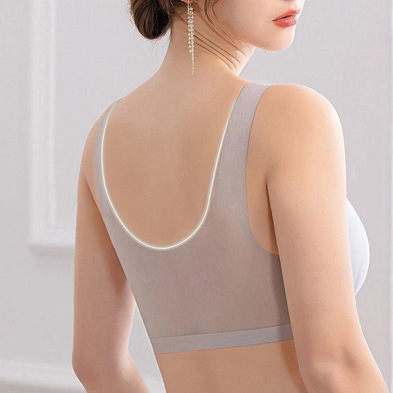 Summer Seamless Ice Silk Bra