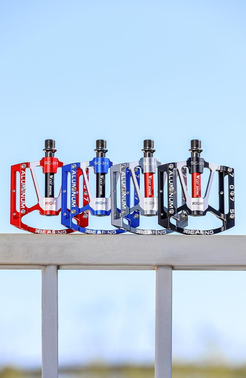 West Biking 3 Bearing Ultralight Bike Pedals
