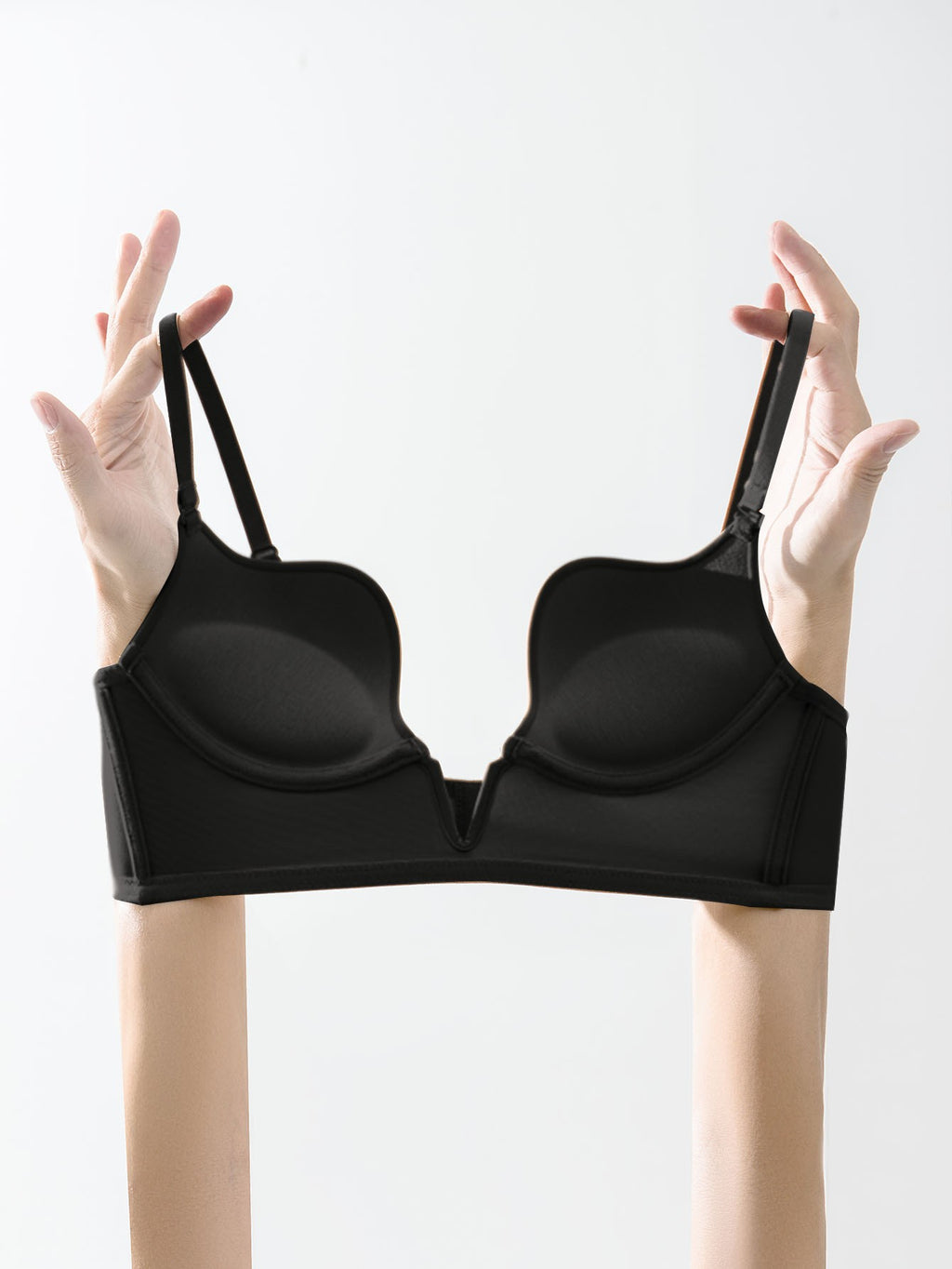 Seamless Plunge Underwire Bra