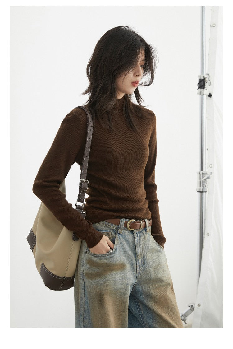 CHIC VEN Turtleneck Sweater