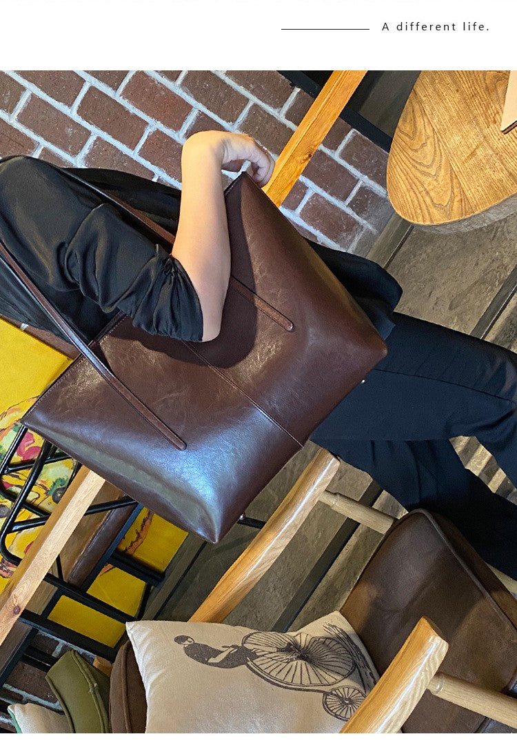 HTLT Genuine Leather Tote Bag