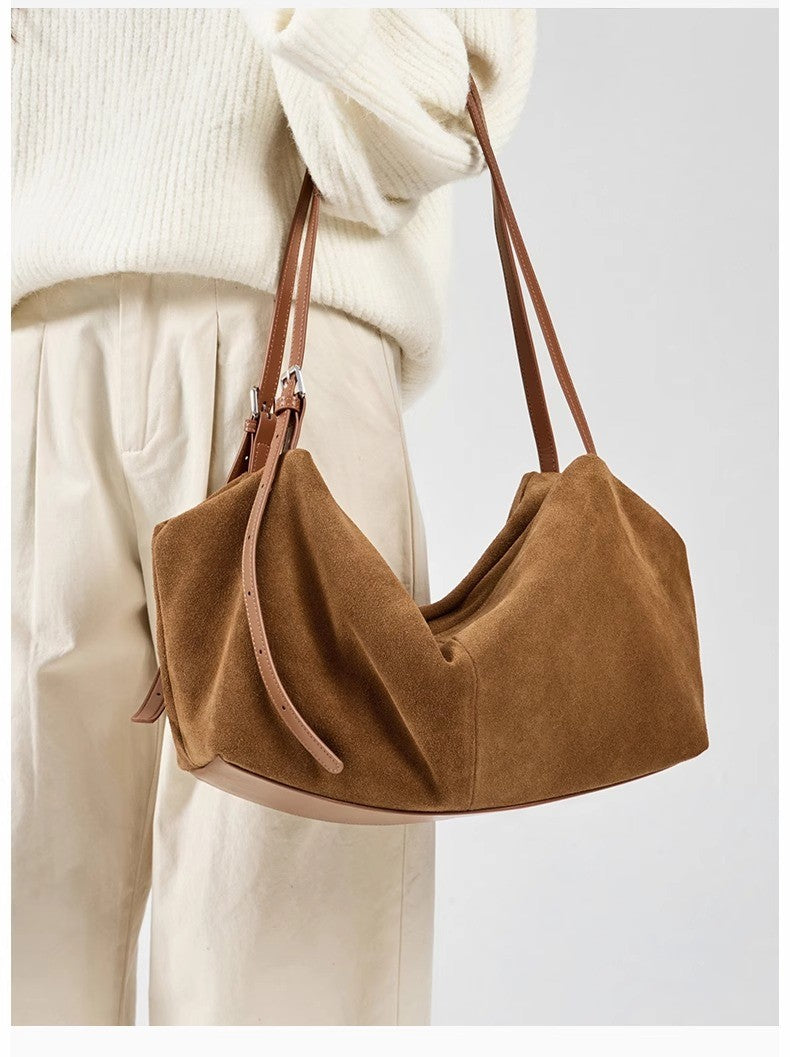 MALLUO Women's Genuine Leather Tote Bag