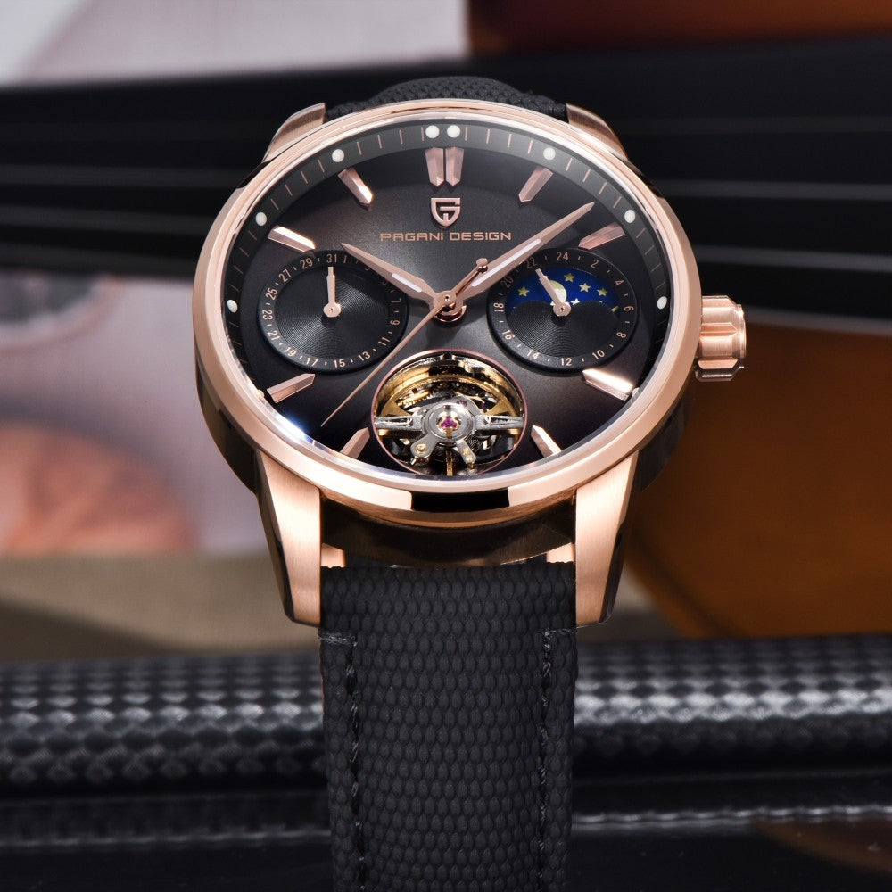 PAGANI DESIGN PD-YS021: Luxury Skeleton Mechanical Watch