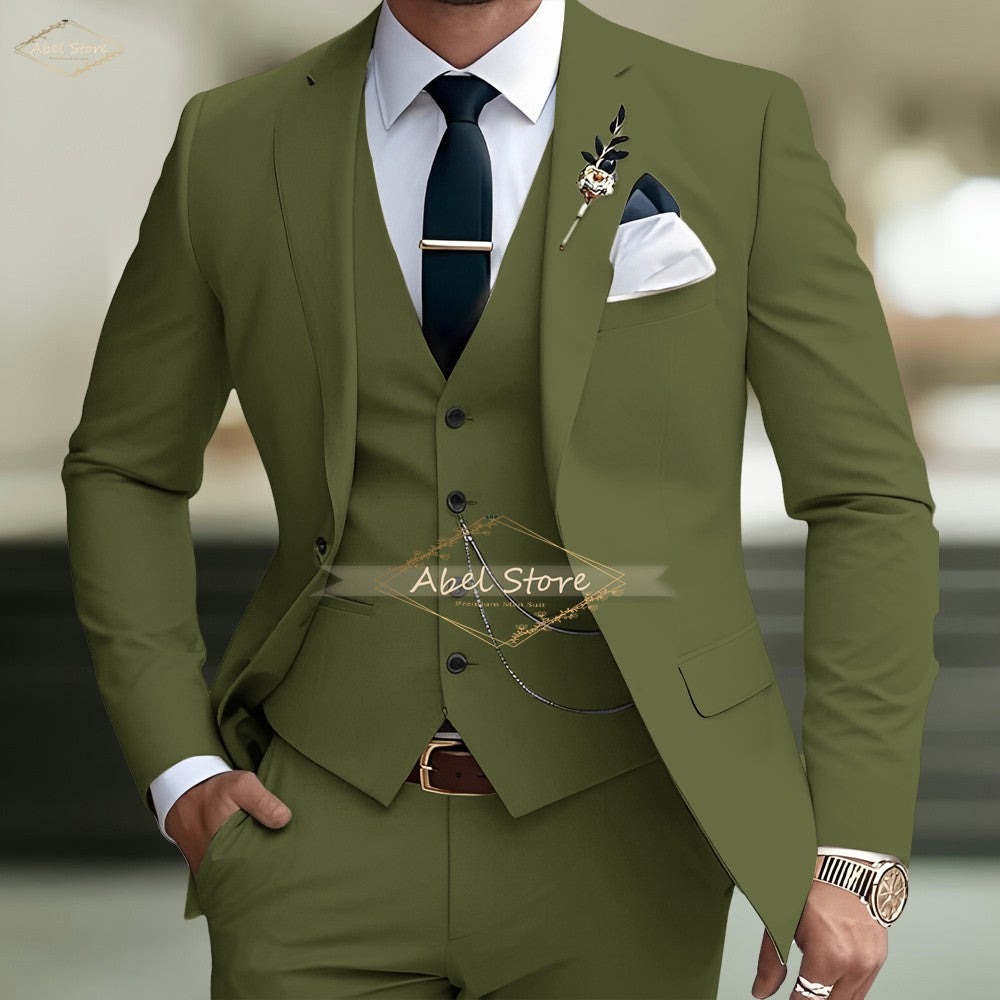 Men's Slim-Fit Wedding Suit