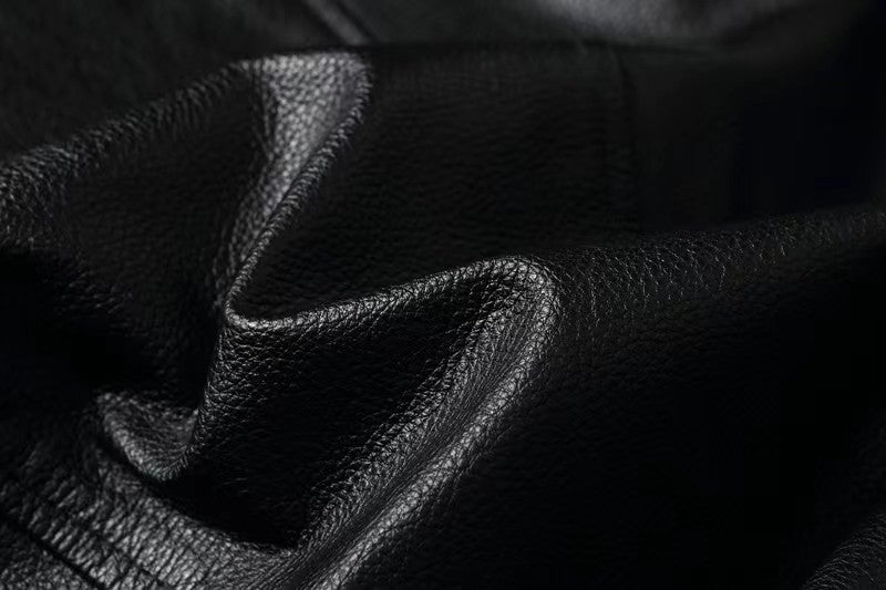 COPERSIAN Men's Cowhide Leather Jacket