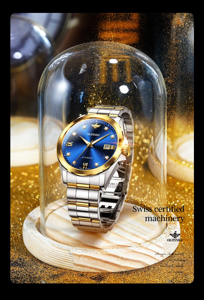 OUPINKE 3199 Luxury Skeleton Watch