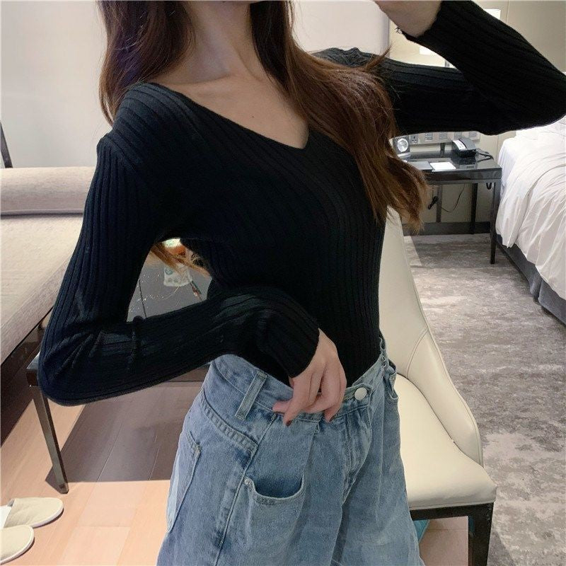 Women's V-Neck Sweater