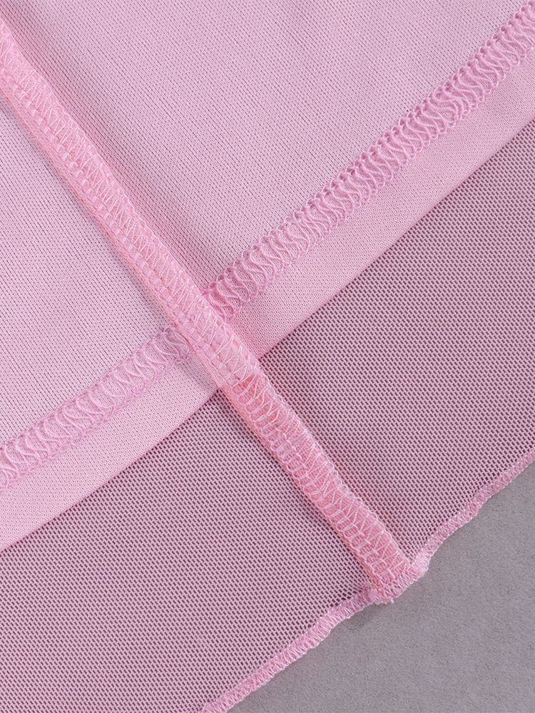 NewAsia Halter Ruffles Sleeves Mesh Pink Dress Women Sexy Solid Backless Bandage Mini Dress Summer Holiday Party Club NewAsia Halter Ruffles Sleeves Mesh Pink Dress Women Sexy Solid Backless Bandage Mini Dress Summer Holiday Party Club