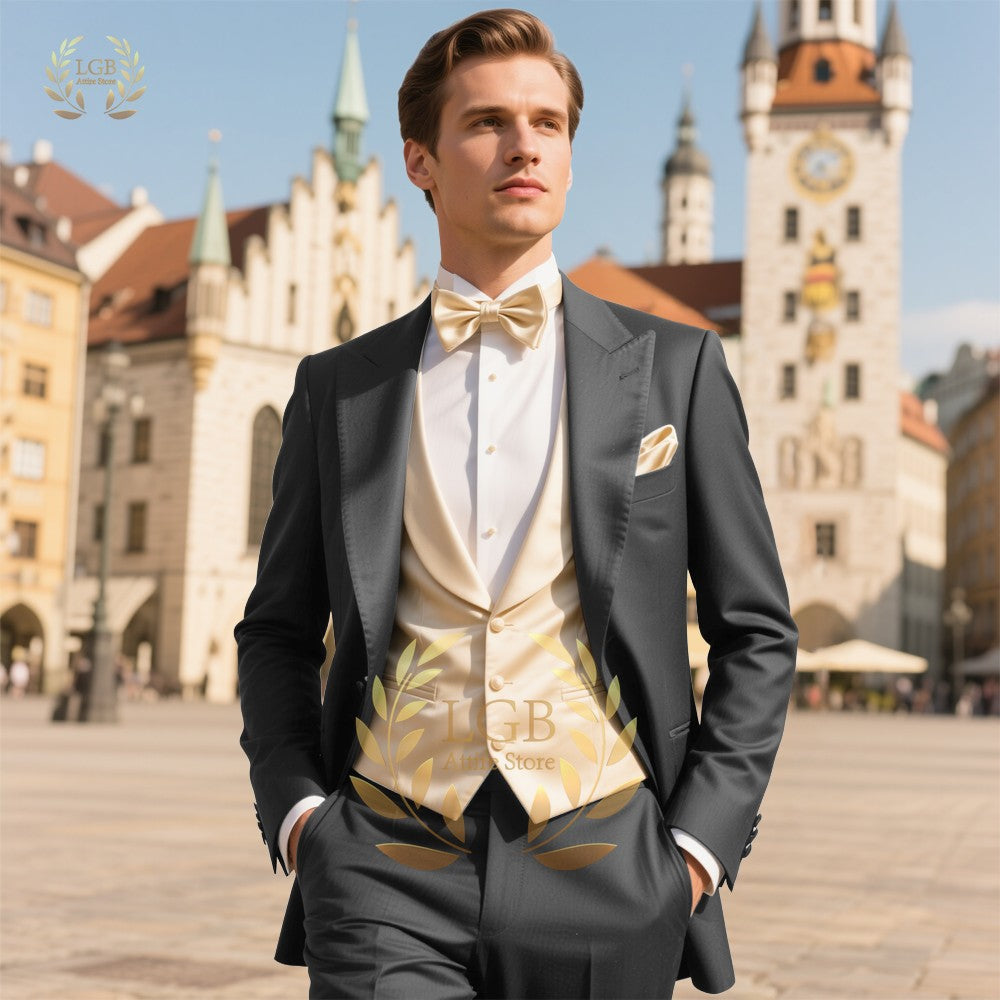 Men's Classic Straight-Fit Banquet Suit