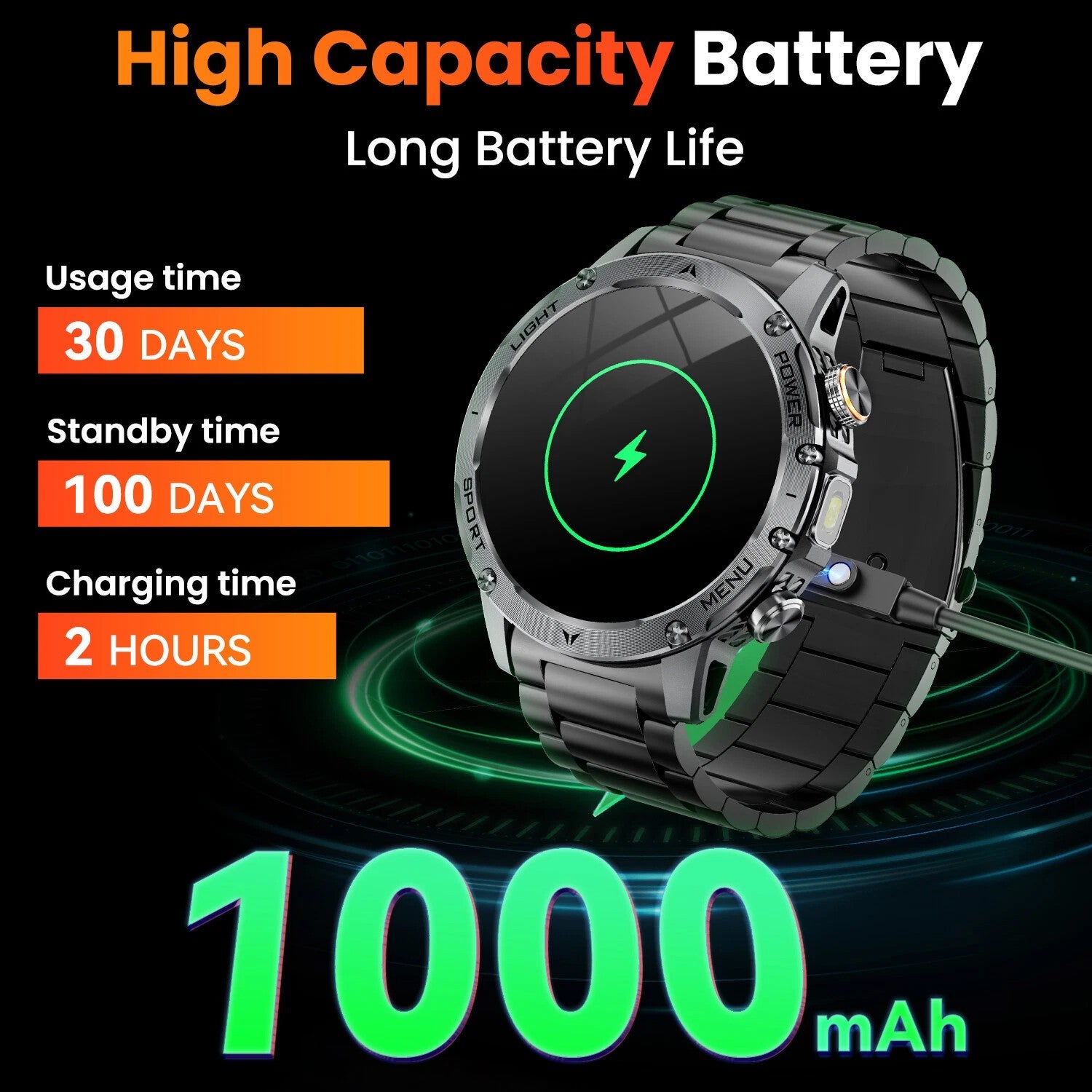KAVSUMI GUHUAVMI AK87 Smartwatch