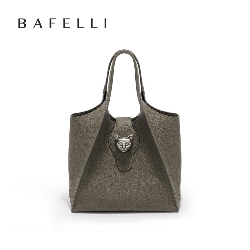 BAFELLI Unisex Genuine Leather Tote Bag