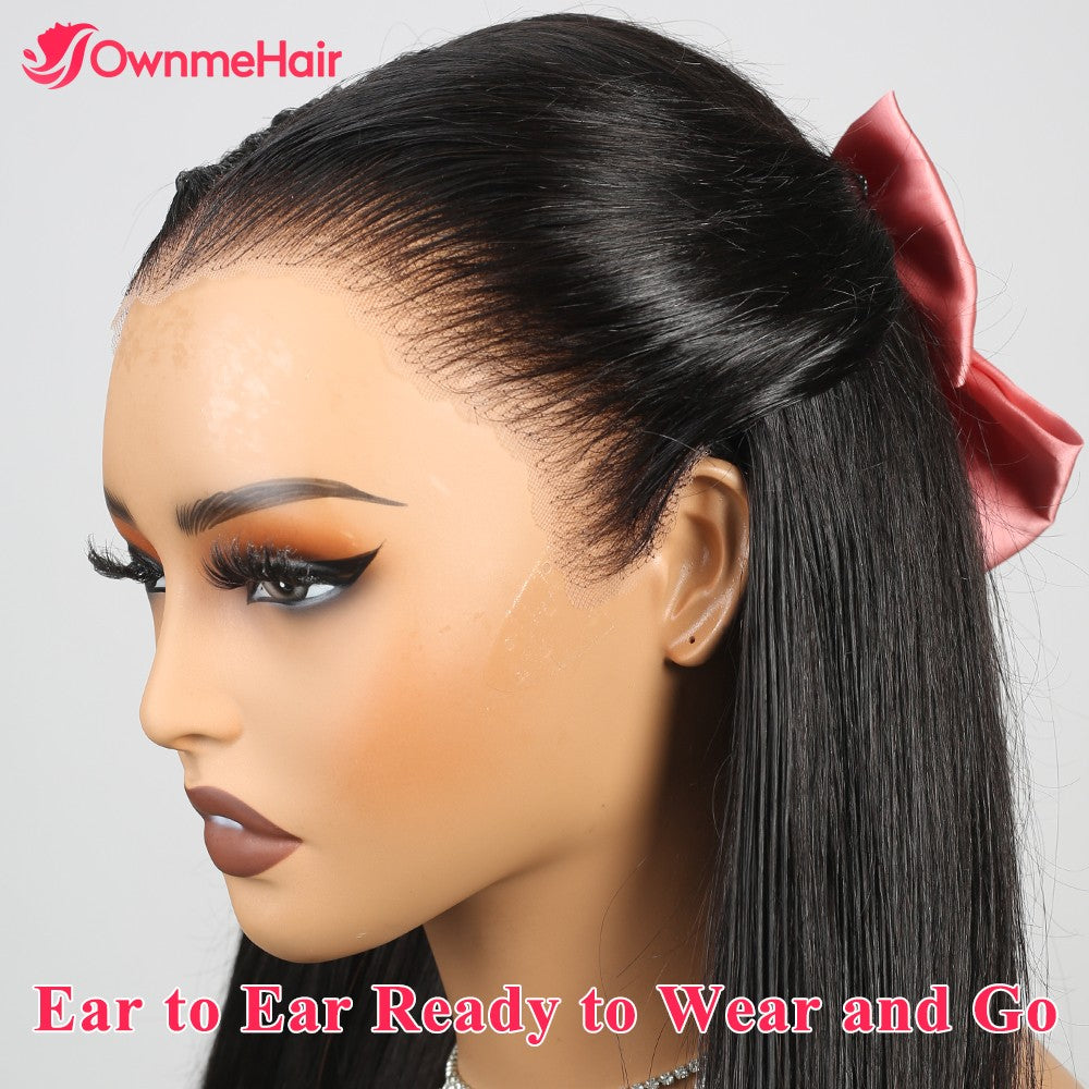 Ownmehair 13x6 HD Transparent Lace Front Wig (Straight)