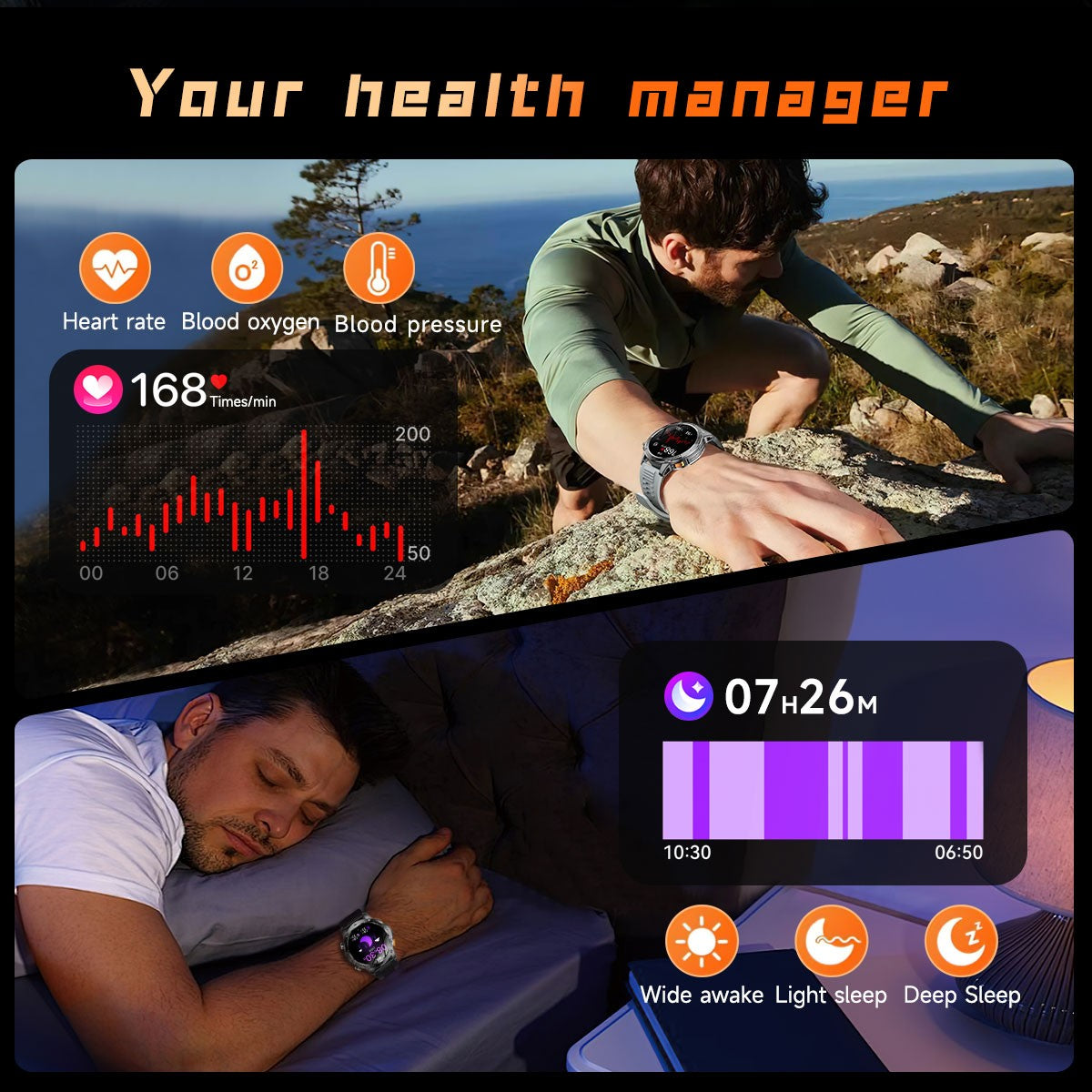 KAVSUMI GUHUAVMI AK87 Smartwatch
