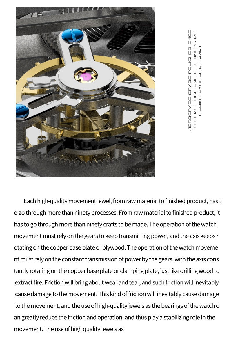 IDEAL KNIGHT 6802 "Luminous Spider" Mechanical Watch