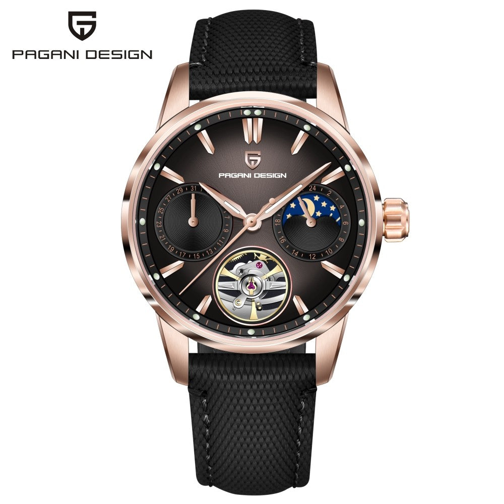 PAGANI DESIGN PD-YS021: Luxury Skeleton Mechanical Watch
